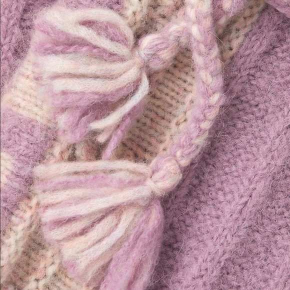 NWT LOVESHACKFANCY Jogger Chunky Bauble Knit Ribbed Alpaca/Wool Lounge Pants M - Picture 16 of 16